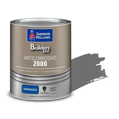 ANTICORROSIVO ALQUIDICO PARA METAL PARA USO EXTERIOR / INTERIOR GRIS SATINADO ESTRUCTURAL 2000