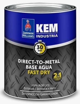 ANTICORROSIVO BASE AGUA PARA METAL VERDE DIRECTO METAL KEM DTM