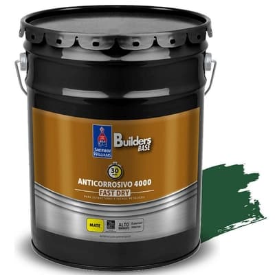 ANTICORROSIVO ALQUIDICO PARA METAL PARA USO EXTERIOR / INTERIOR VERDE MATE COLONIAL 4000