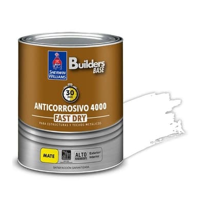 ANTICORROSIVO ALQUIDICO PARA METAL PARA USO EXTERIOR / INTERIOR BLANCO MATE COLONIAL 4000