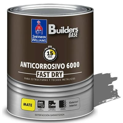 ANTICORROSIVO ALQUIDICO PARA METAL PARA USO EXTERIOR / INTERIOR GRIS RUSTOP 6000