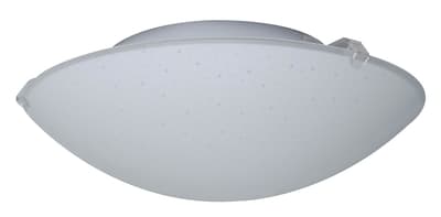 LÁMPARA PLAFON LED 18 W LUZ FRIA VIDRIO BLANCO