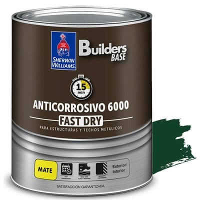 ANTICORROSIVO ALQUIDICO PARA METAL PARA USO EXTERIOR / INTERIOR VERDE RUSTOP 6000