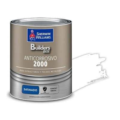 ANTICORROSIVO ALQUIDICO PARA METAL PARA USO EXTERIOR / INTERIOR BLANCO SATINADO ESTRUCTURAL 2000