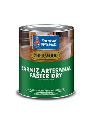 BARNIZ BASE SOLVENTE ACRILICO PARA MADERA PARA USO EXTERIOR / INTERIOR TRANSPARENTE BRILLANTE ARTESANAL