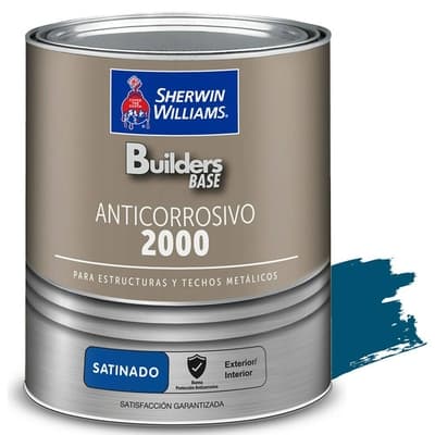 ANTICORROSIVO ALQUIDICO PARA METAL PARA USO EXTERIOR / INTERIOR AZUL SATINADO ESTRUCTURAL 2000