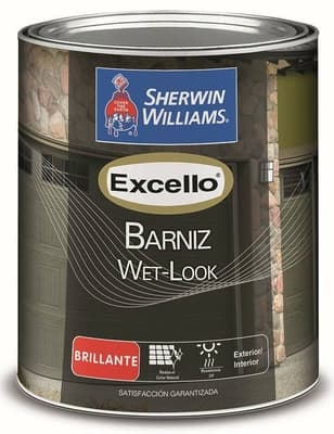 BARNIZ ACRILICO PARA PISOS Y PAREDES TRANSPARENTE WET LOOK EXCELLO