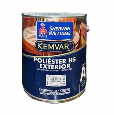 BARNIZ POLIESTER HS PARA MADERA PARA USO EXTERIOR TRANSPARENTE BRILLANTE