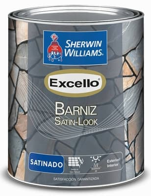 BARNIZ ACRILICO PARA PISOS Y PAREDES TRANSPARENTE SATIN LOOK EXCELLO (1GLN)