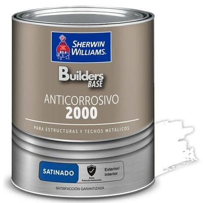 ANTICORROSIVO ALQUIDICO PARA METAL PARA USO EXTERIOR / INTERIOR BLANCO SATINADO ESTRUCTURAL 2000