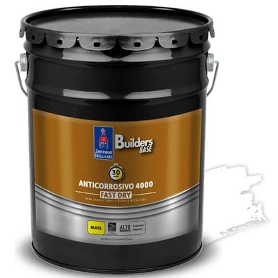 ANTICORROSIVO ALQUIDICO PARA METAL PARA USO EXTERIOR / INTERIOR BLANCO MATE COLONIAL 4000