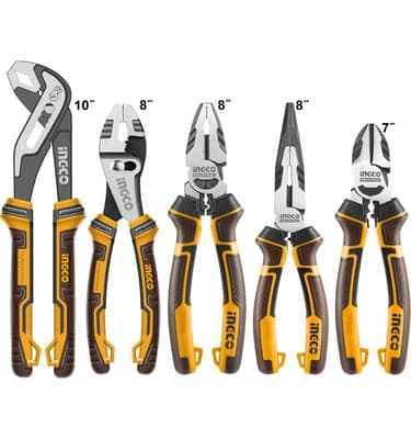 COMBO DE TENAZA AJUSTABLE, CORTE DIAGONAL, PINZA, ELECTRICISTA