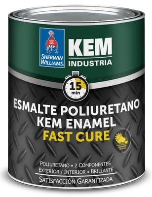 ESMALTE POLIURETANO INDUSTRIAL FAST CURE ROJO SEGURIDAD PARTE A