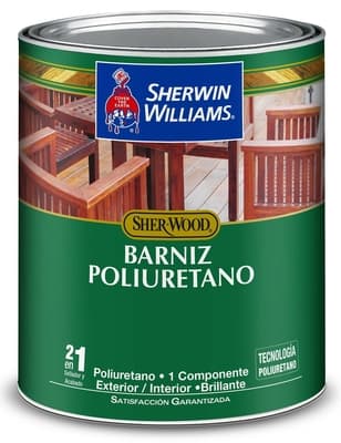 BARNIZ POLIURETANO PARA MADERA PARA USO EXTERIOR / INTERIOR TRANSPARENTE BRILLANTE