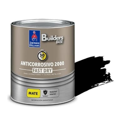 ANTICORROSIVO ALQUIDICO PARA METAL PARA USO EXTERIOR / INTERIOR NEGRO ESTRUCTURAL 2000