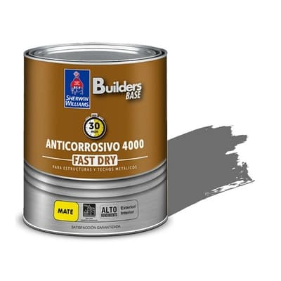 ANTICORROSIVO ALQUIDICO PARA METAL PARA USO EXTERIOR / INTERIOR GRIS MATE COLONIAL 4000