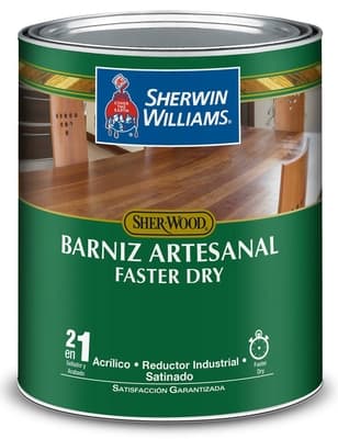 BARNIZ BASE SOLVENTE ACRILICO PARA MADERA PARA USO EXTERIOR / INTERIOR TRANSPARENTE SATINADO ARTESANAL