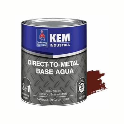 ANTICORROSIVO BASE AGUA PARA METAL ROJO OXIDO DTM