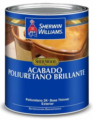 BARNIZ POLIURETANO PARA MADERA PARA USO EXTERIOR TRANSPARENTE BRILLANTE