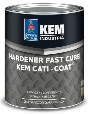CATALIZADOR PARA ESMALTE EPOXICO INDUSTRIAL RAPIDO SECADO TRANSPARENTE KEM CATI COAT PARTE B