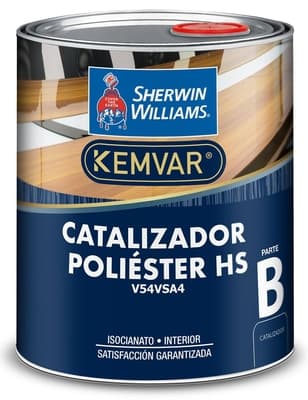 CATALIZADOR PARA BARNIZ POLIESTER PARA MADERA INTERIOR HS F64 TRANSPARENTE