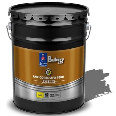 ANTICORROSIVO ALQUIDICO PARA METAL PARA USO EXTERIOR / INTERIOR GRIS MATE COLONIAL 4000