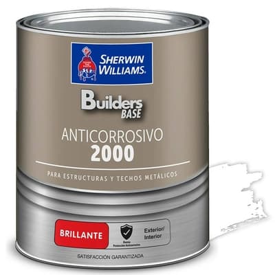ANTICORROSIVO ALQUIDICO PARA METAL PARA USO EXTERIOR / INTERIOR BLANCO BRILLANTE ESTRUCTURAL 2000
