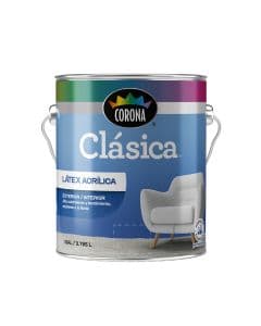 Pintura látex Clásica almendra 3.78 L (1 gal) Corona
