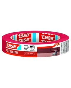 Cinta enmascarar Tesa Excellent 3/4" x 50 m roja