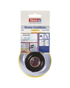 Cinta de reparación condiciones extremas 2.54 cm x 3 m (1") negro Tesa