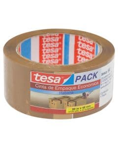 Cinta adhesiva de empaque 4.8 cm x 90 m (2") café Tesa
