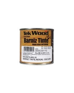 Barniz tinte Laro Top 975 nogal oscuro brillante 236 mL (1/16 gal) SUR