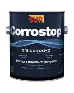 Pintura anticorrosiva Corrostop rojo óxido 3.78 L (1 gal) SUR