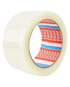 Cinta adhesiva de empaque 5.08 cm x 200 m (2") transparente Tesa