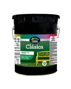 Pintura esmalte Clásica blanco brillante 18.93 L (5 gal) Corona
