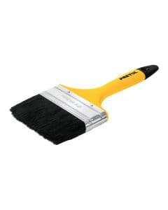 Brocha económica cerda negra 10.16 cm (4") mango plástico pretul