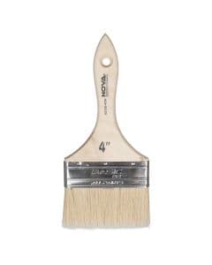 Brocha cerda combinada 10.16 cm (4") mango madera nova basic