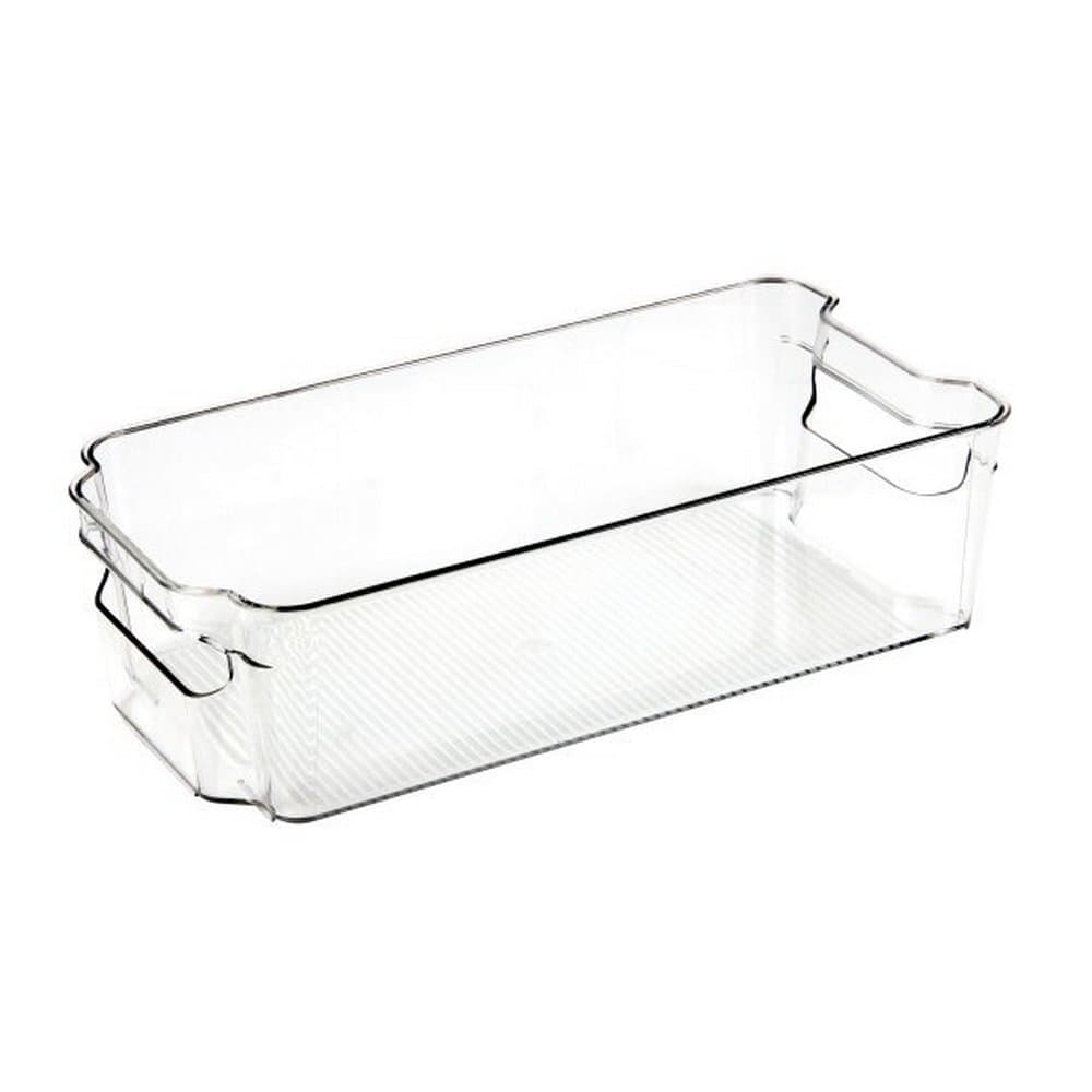 Caja organizadora acrílica transparente para refrigerador 32 x 15.5 x 9 cm