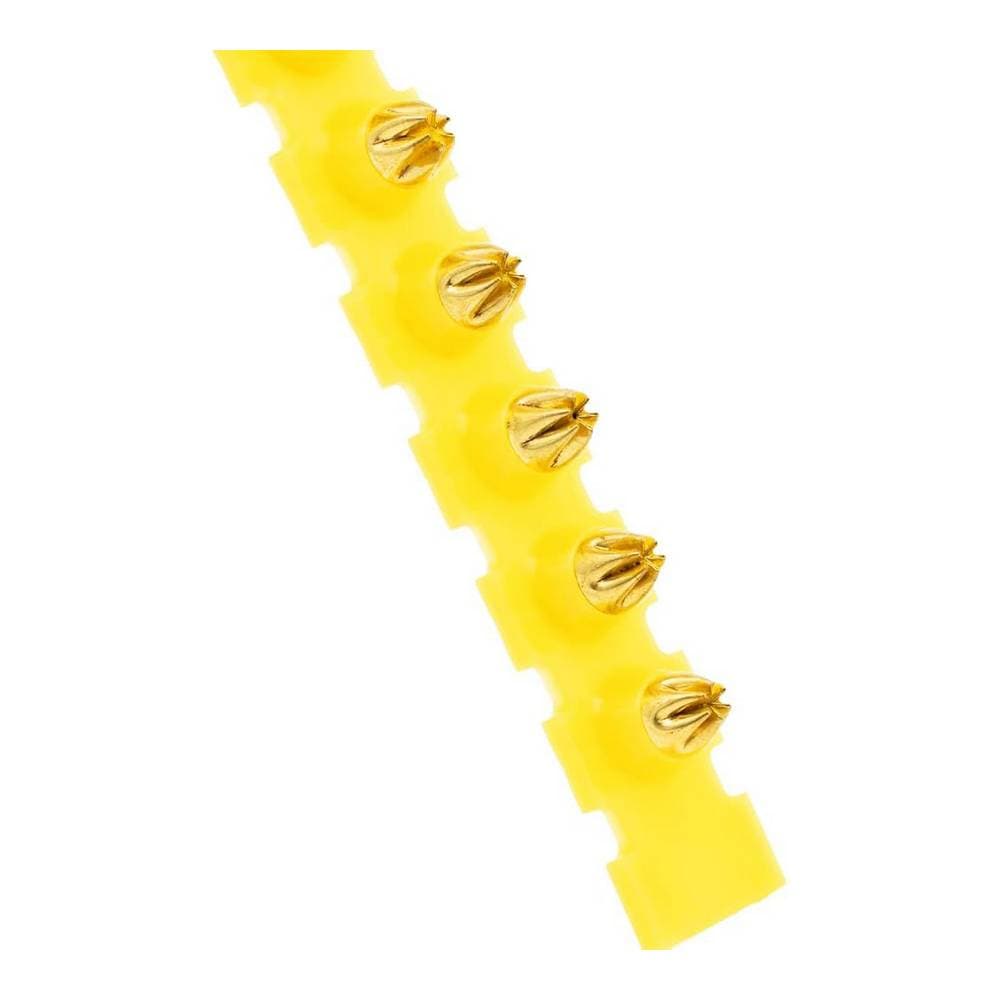 Fulminante 6.8x11 mm calibre 27 amarillo para concreto y acero 10 piezas