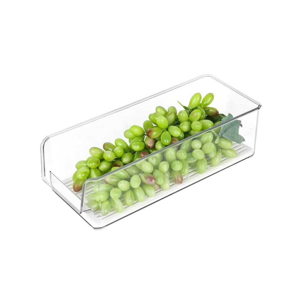 Caja organizadora acrílica para refrigerador 38 x 15.5 x 11 cm