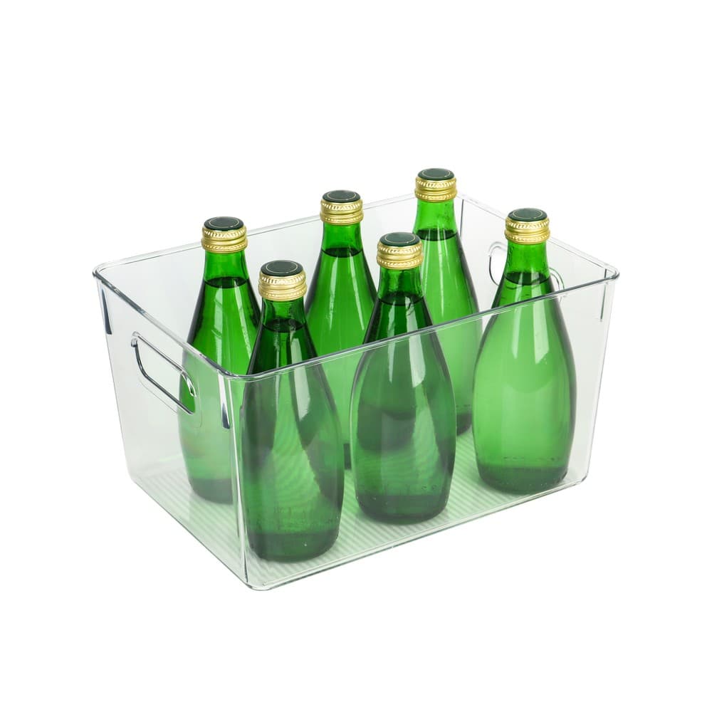 Caja organizadora acrílica para refrigerador 28 x 20.5 x 15.5 cm